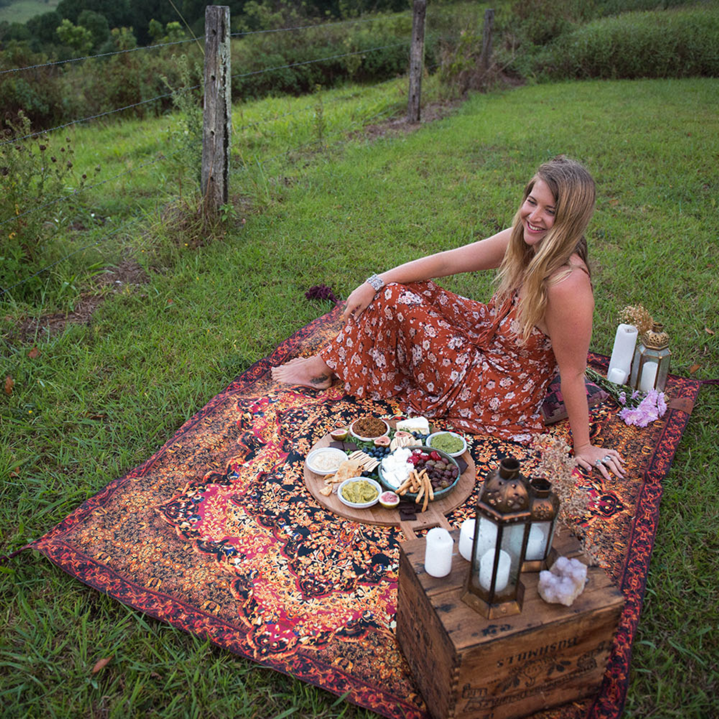 Amber Carpet Picnic Rug