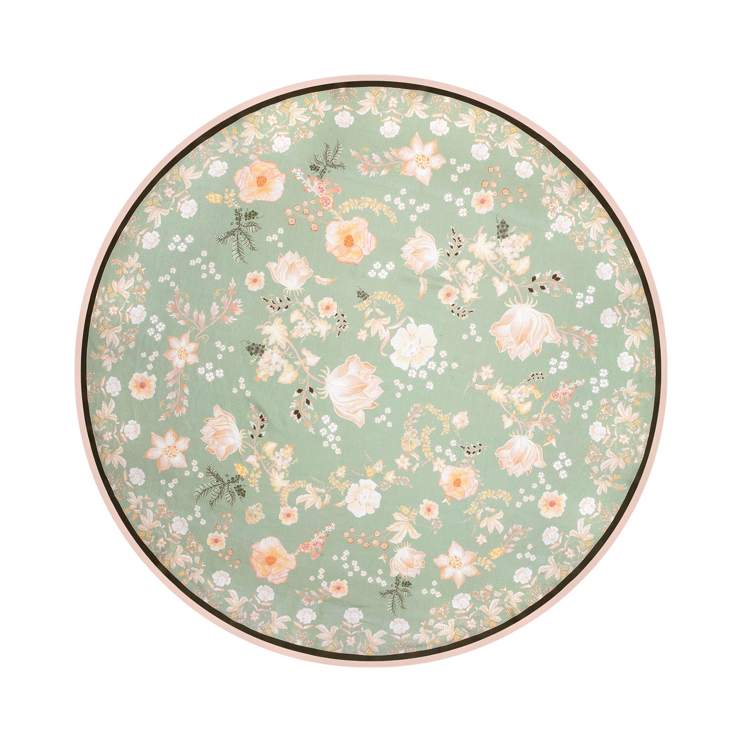 Fiore Round Tablecloth - Sage