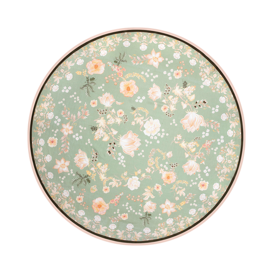 Fiore Round Tablecloth - Sage
