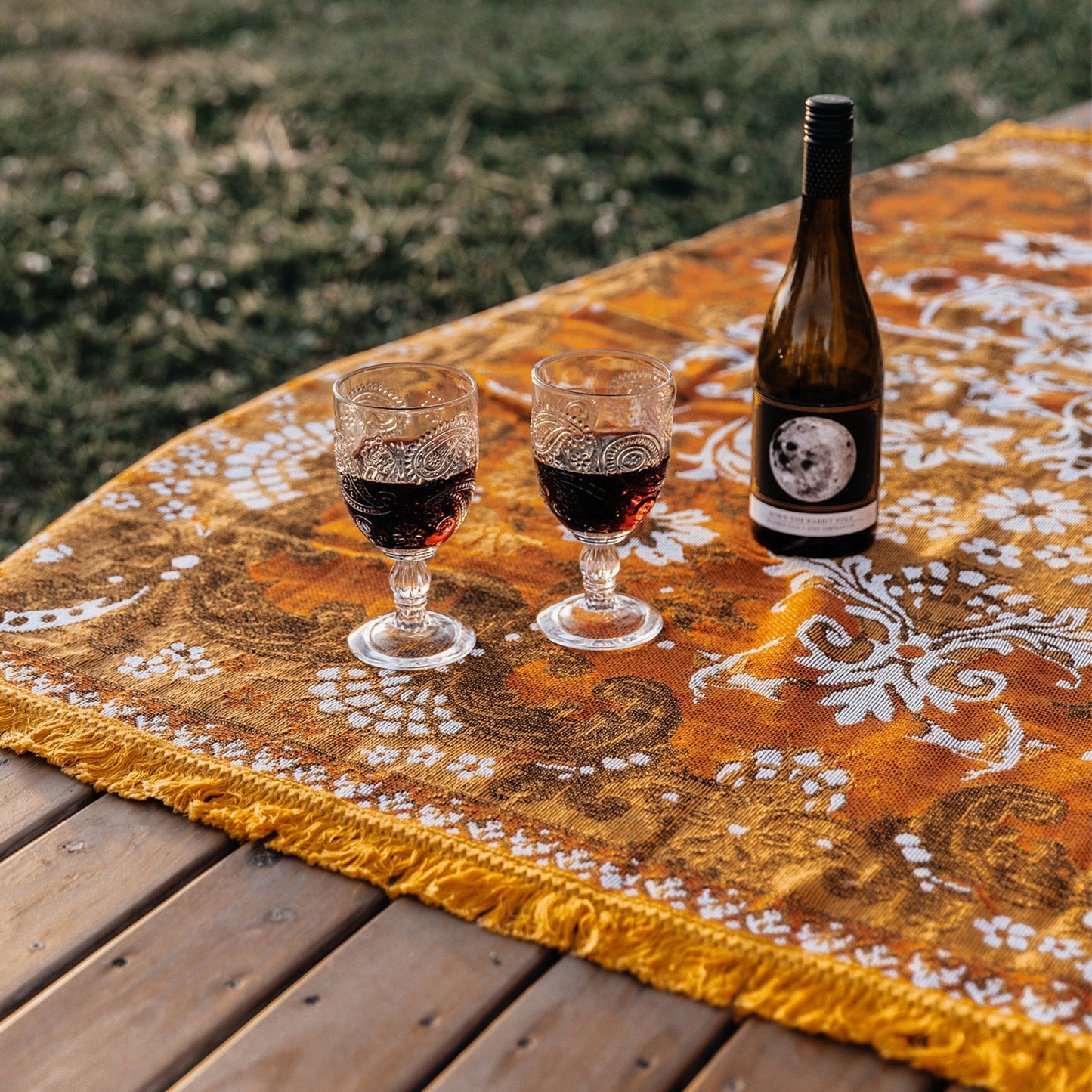 Ornate Floral Throw