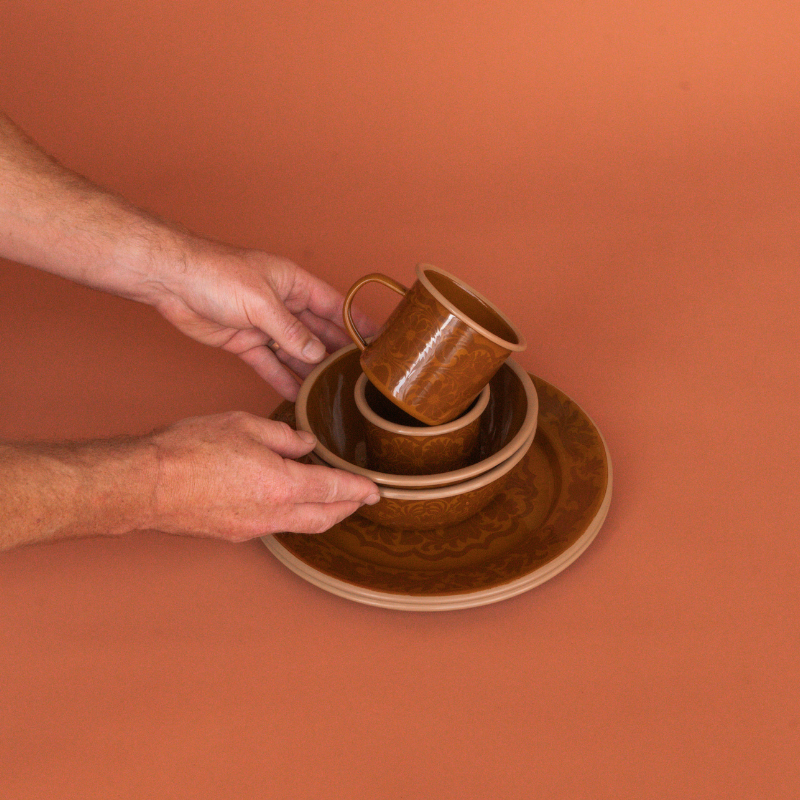 Camp Enamel Set - Toffee