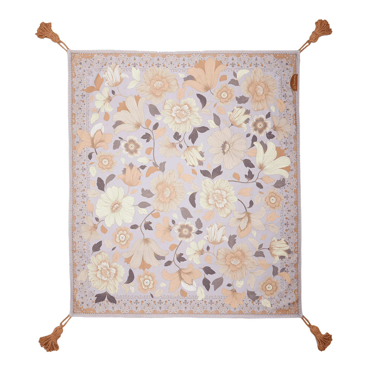 Grand Fleur Picnic Rug Lilac