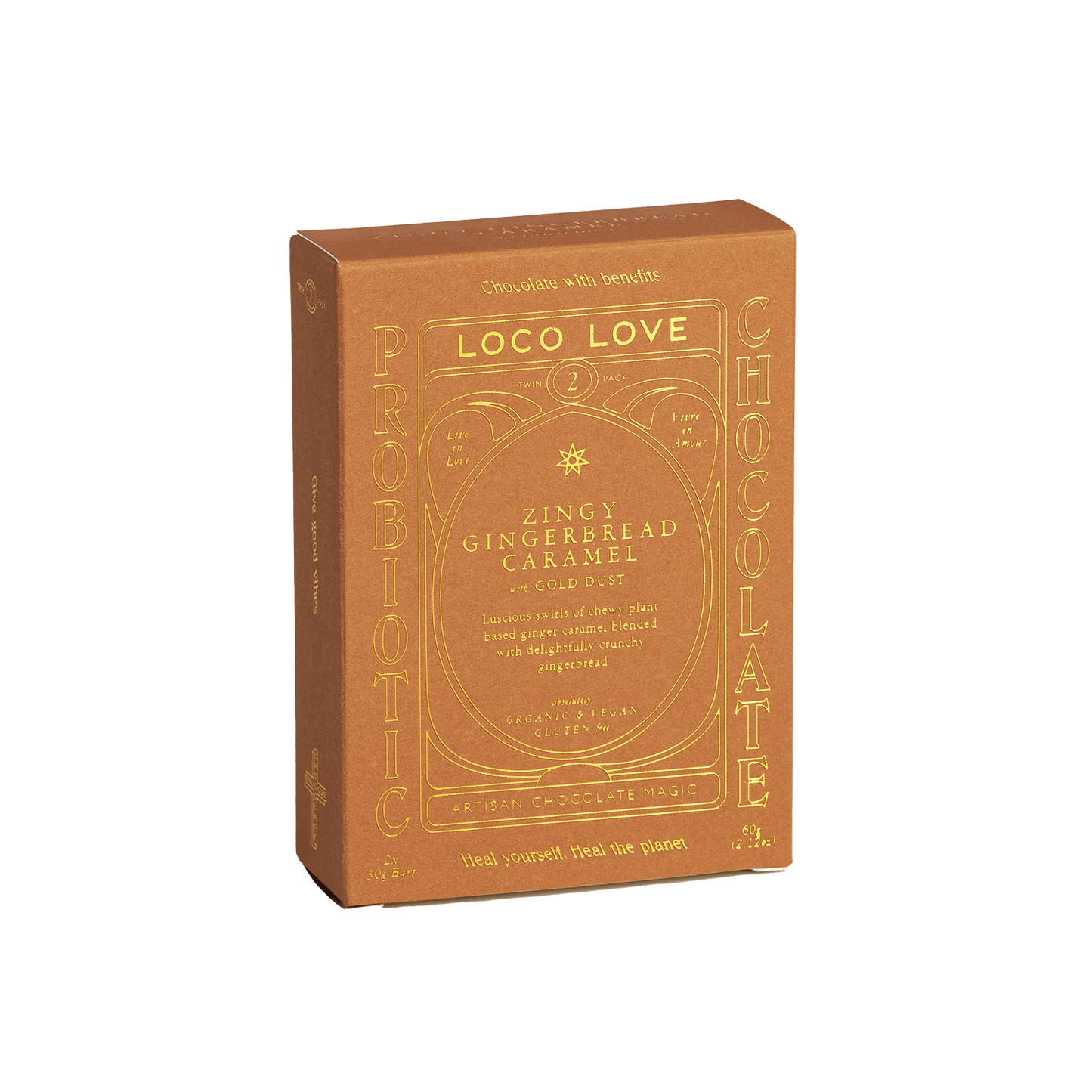Loco Love Zingy Gingerbread Caramel Twin Pack