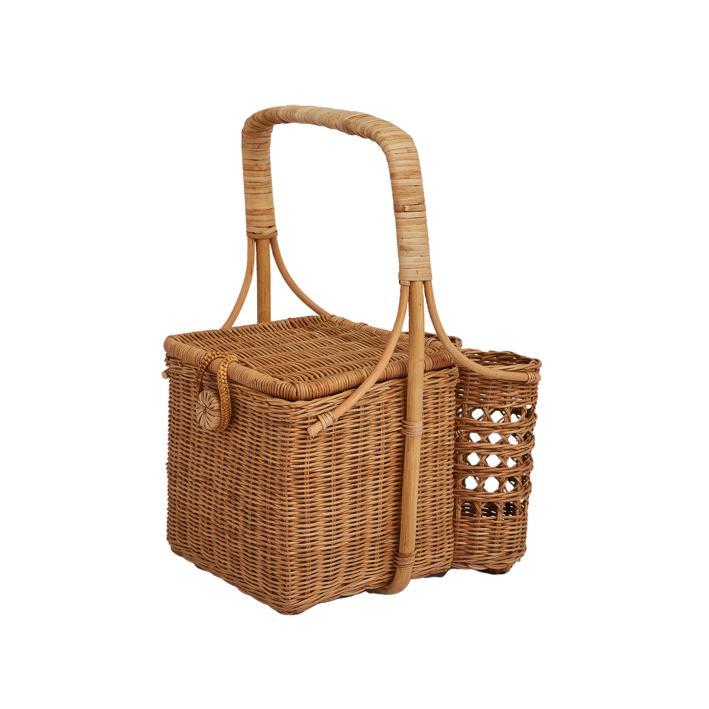 Lovers Woven Picnic Basket Rattan