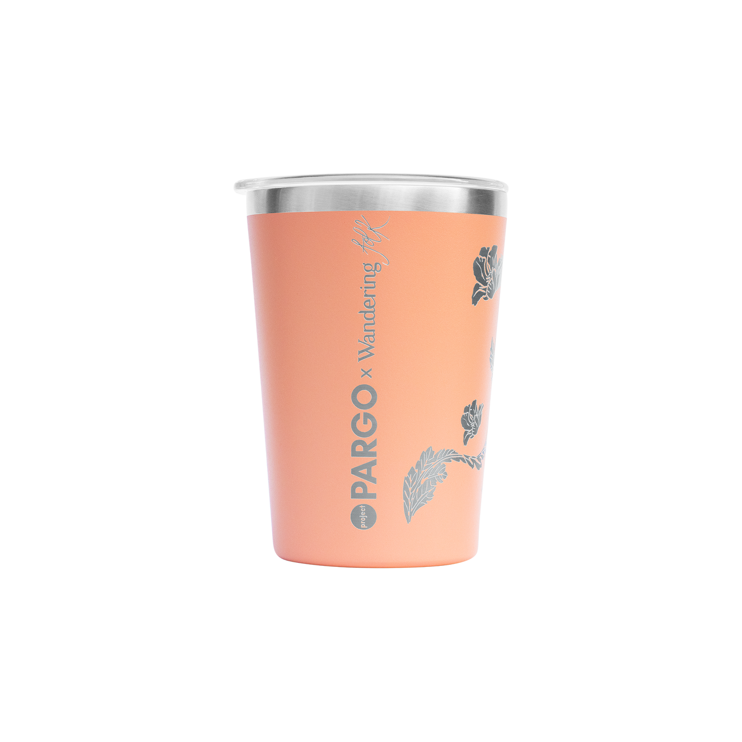 Project Pargo Coffee Cup 12oz Coral Pink