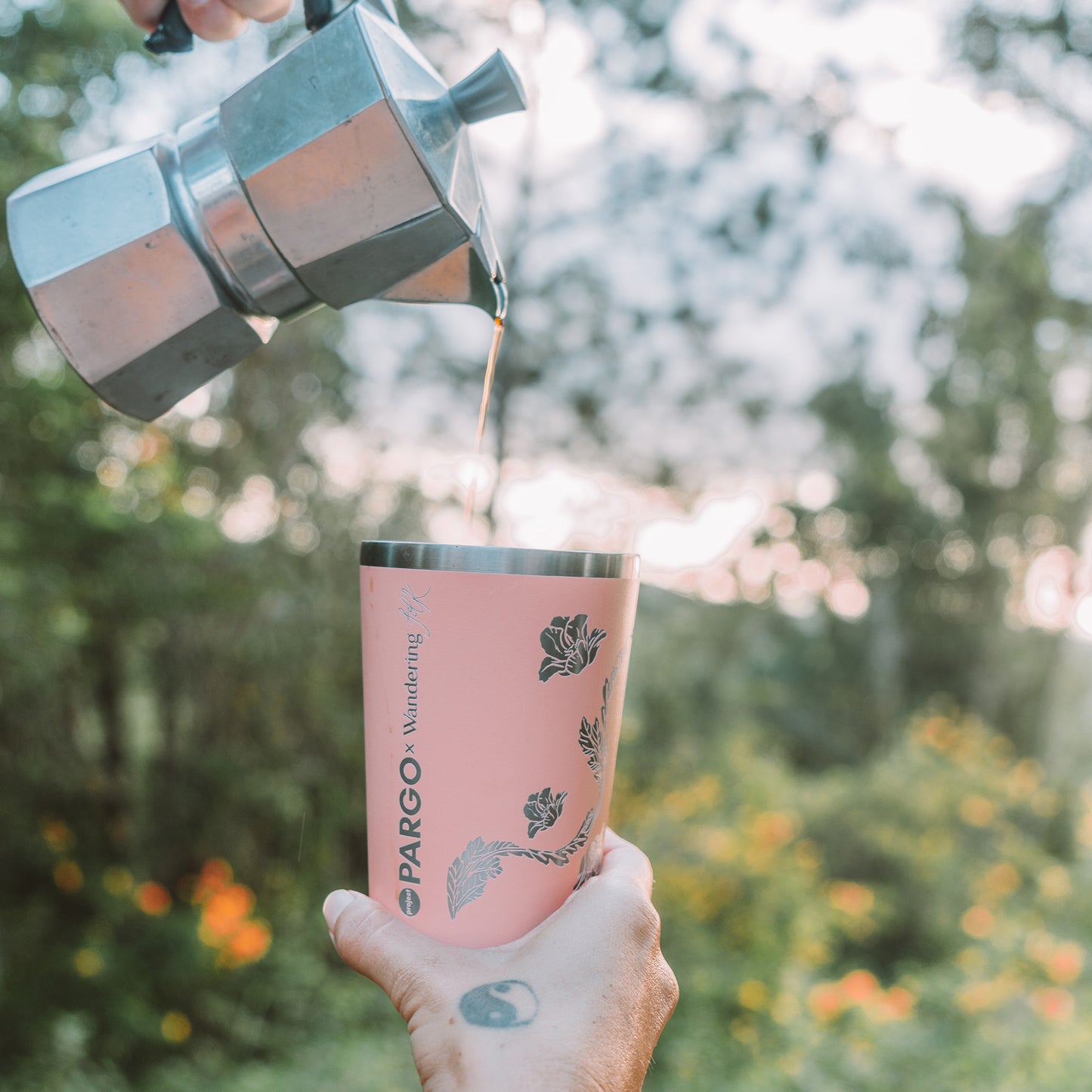 Project Pargo Coffee Cup 12oz Coral Pink