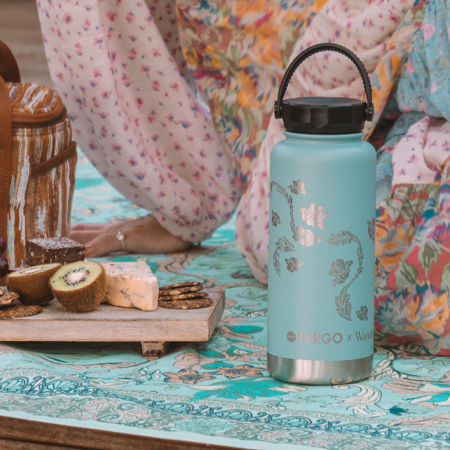 Project Pargo Water Bottle 950ml Bay Blue