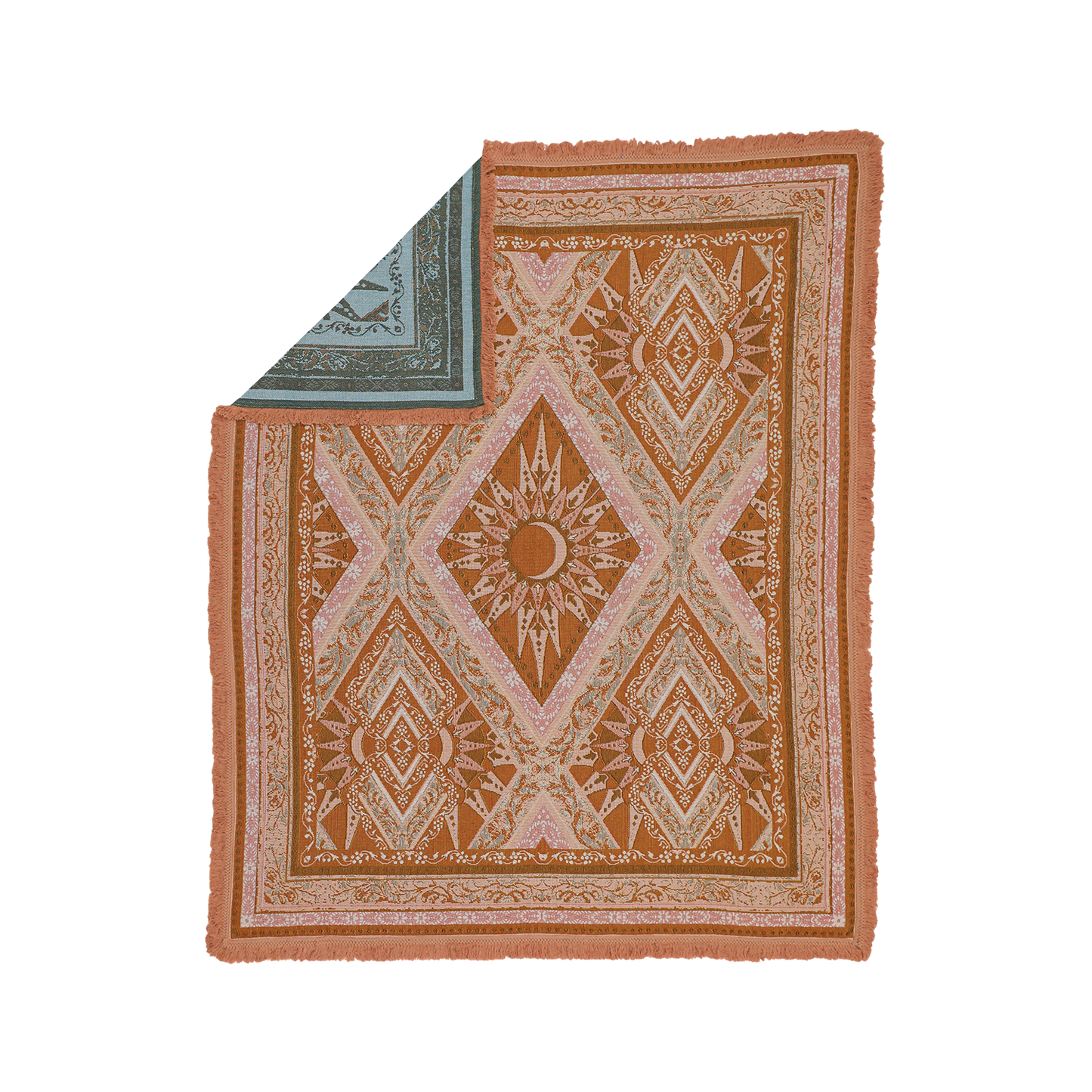 Moonrise Throw - Coral