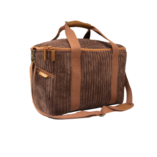 Cord Large Cooler Bag - Chocolate
