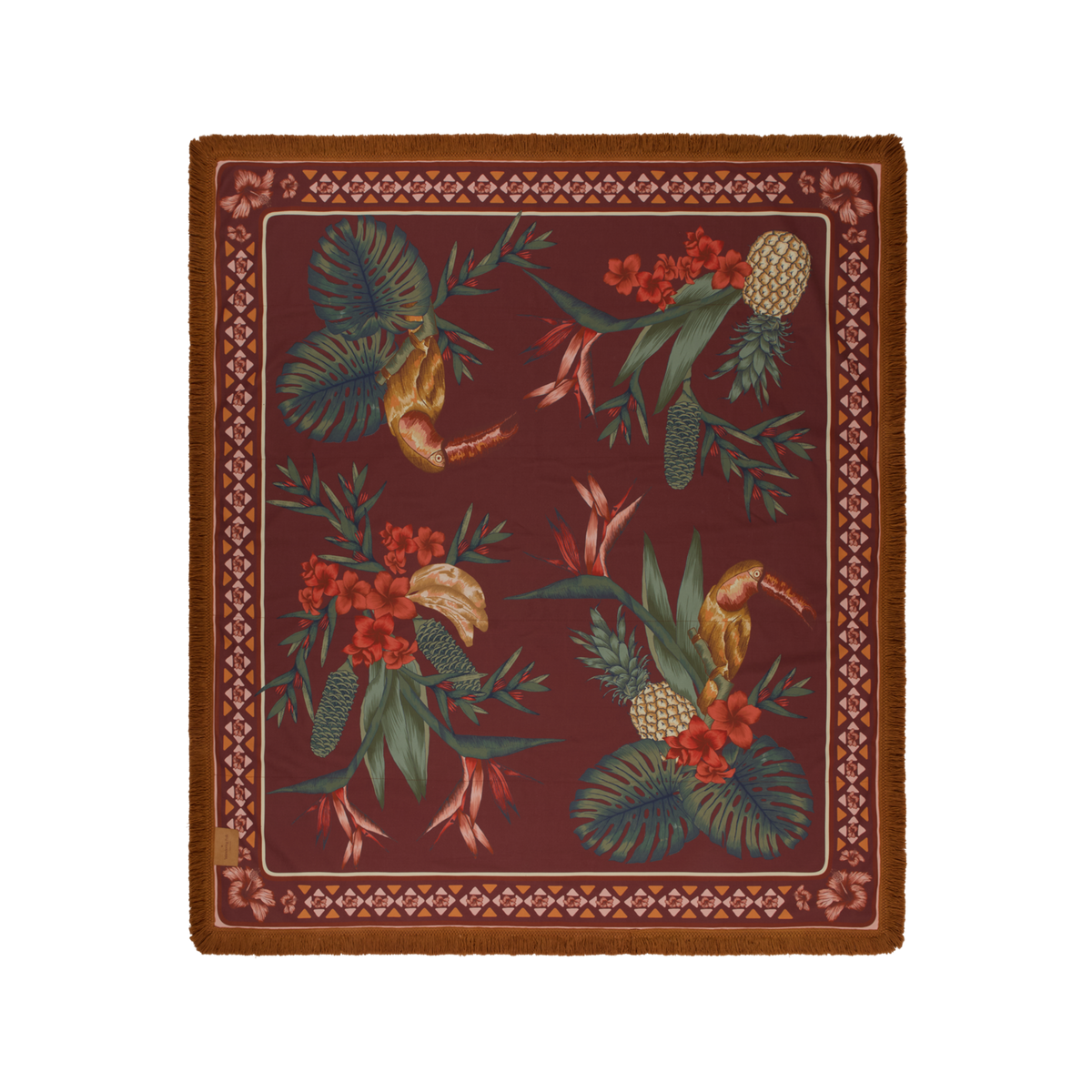 Cuban Tropical Picnic Rug - Bronze – Wandering Folk