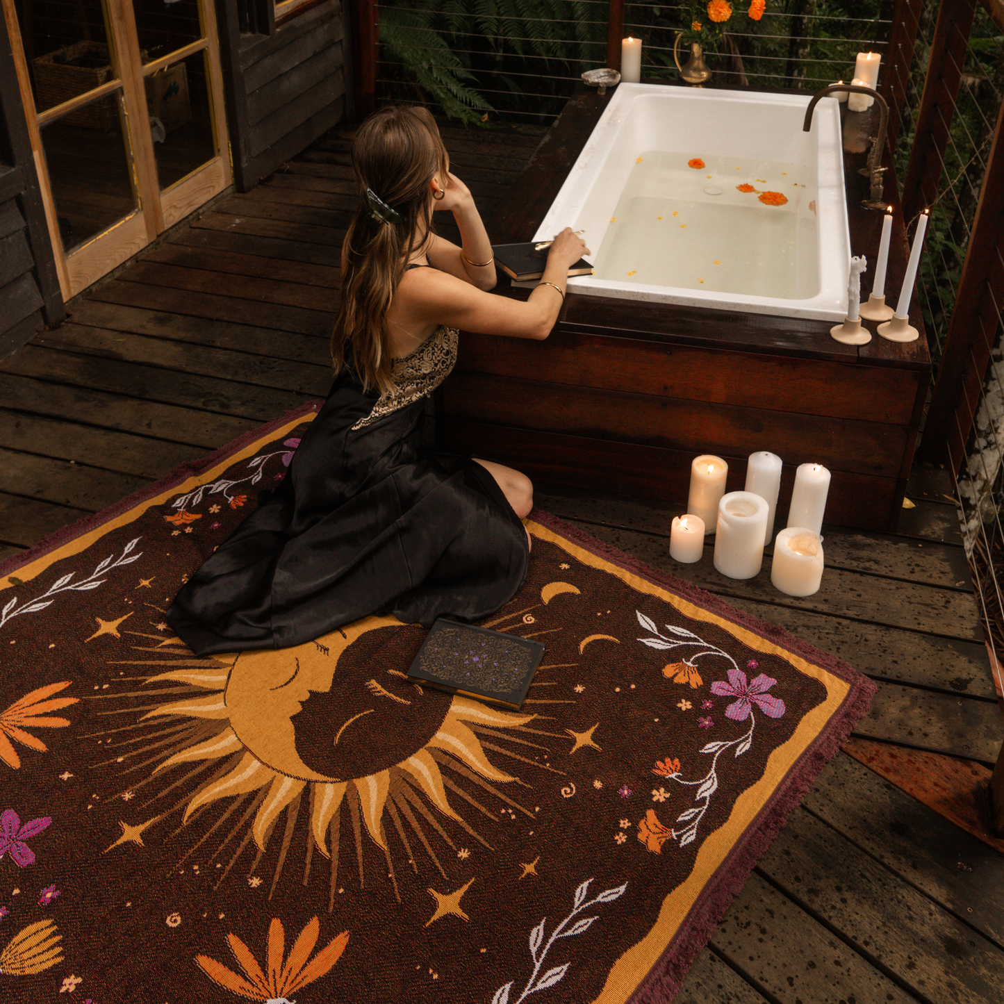 Dreamy Moons Throw