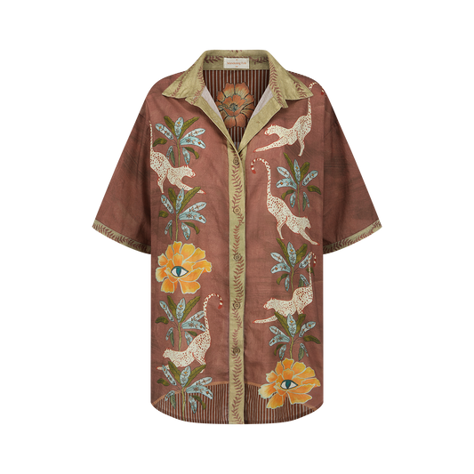 Eye of the Jungle Shirt - Hazel