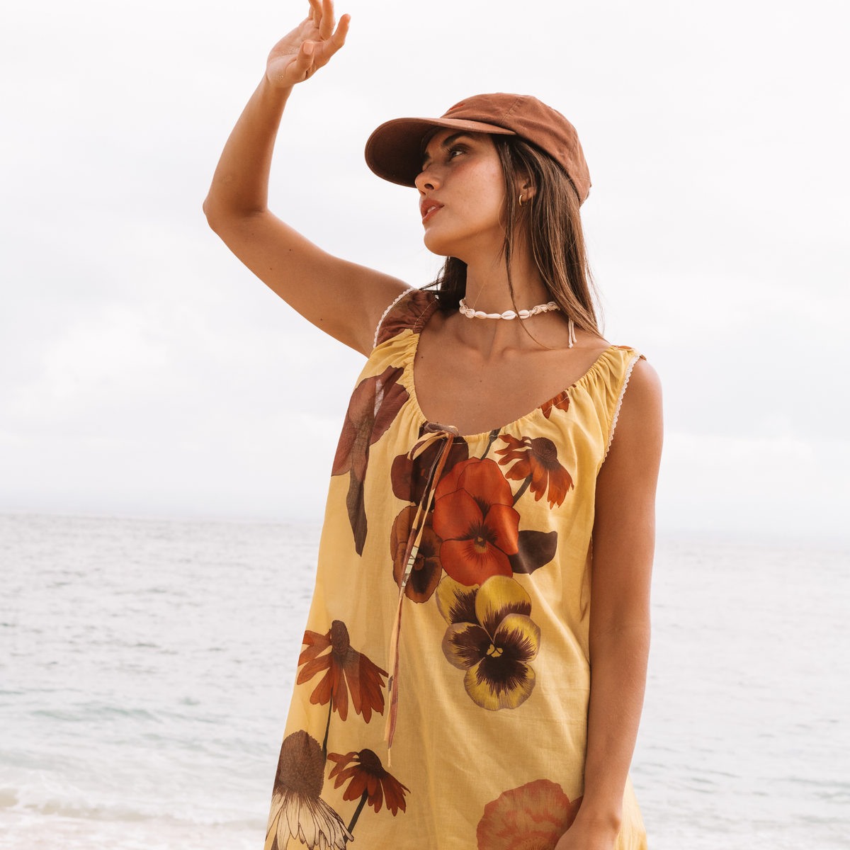Glades Mini Dress - Chamomile