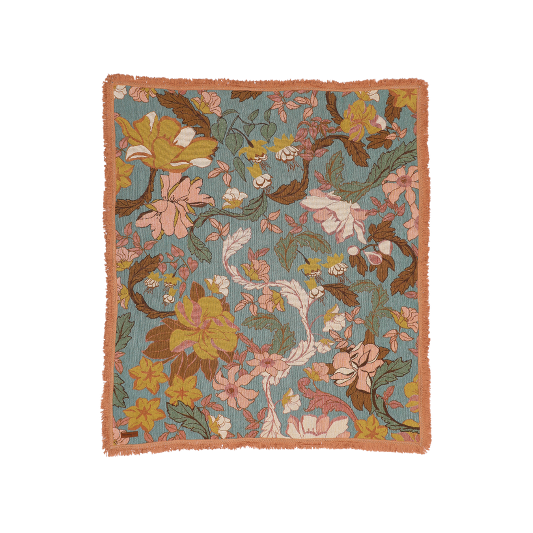“Wandering Flock” Pastoral Woven Throw