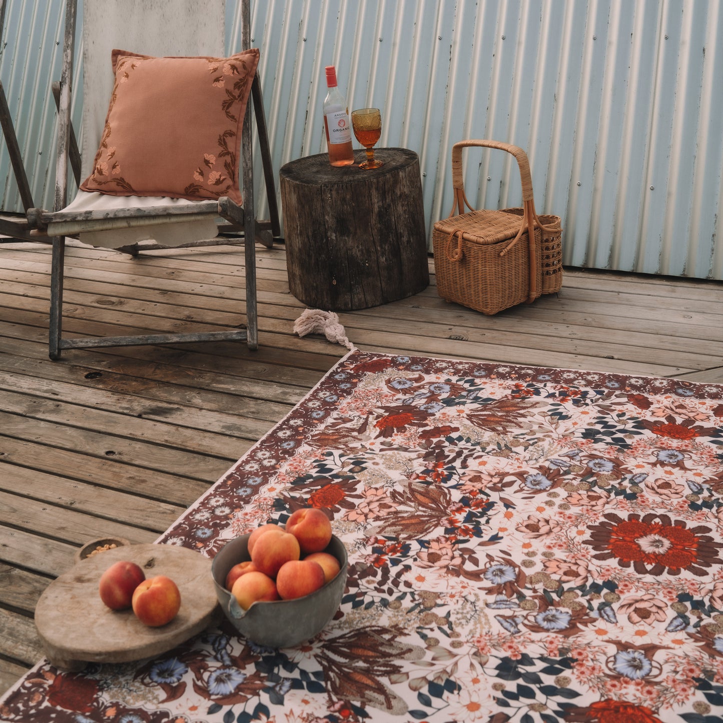 picnic rug native blossom
