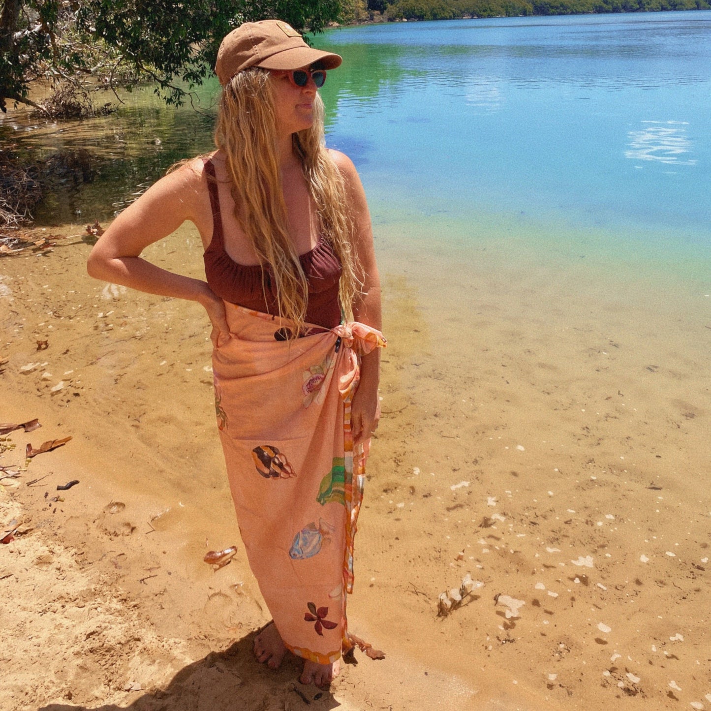 Annie Everingham Sarong - Pastel Sea