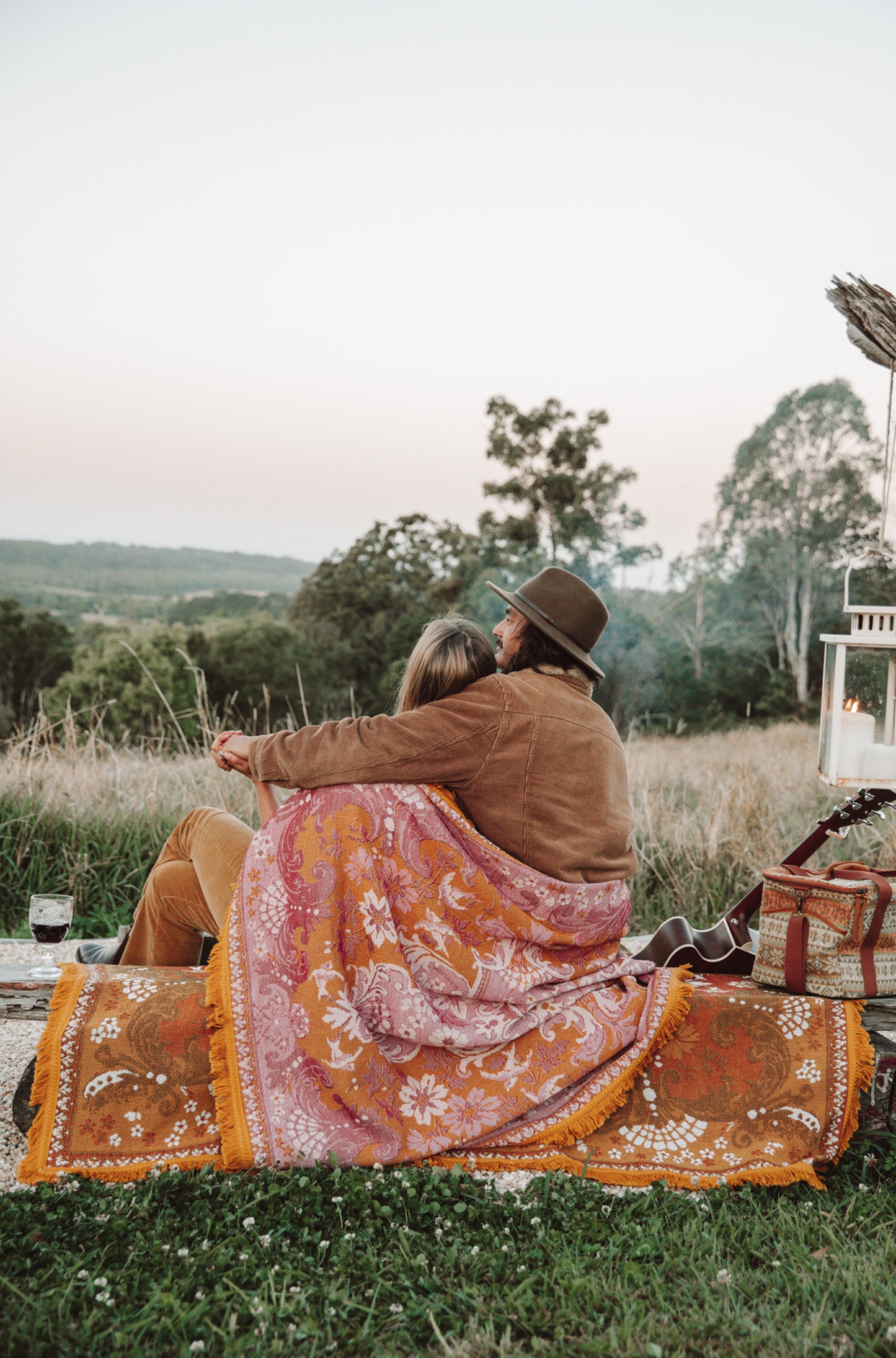 Ornate Floral Throw