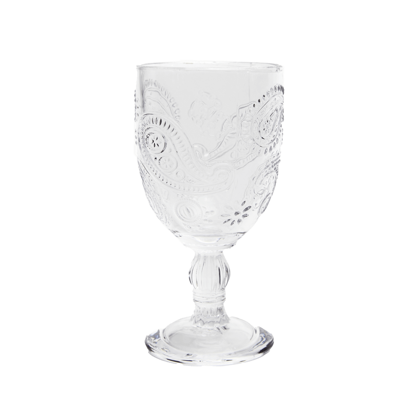 Glass goblet discount set