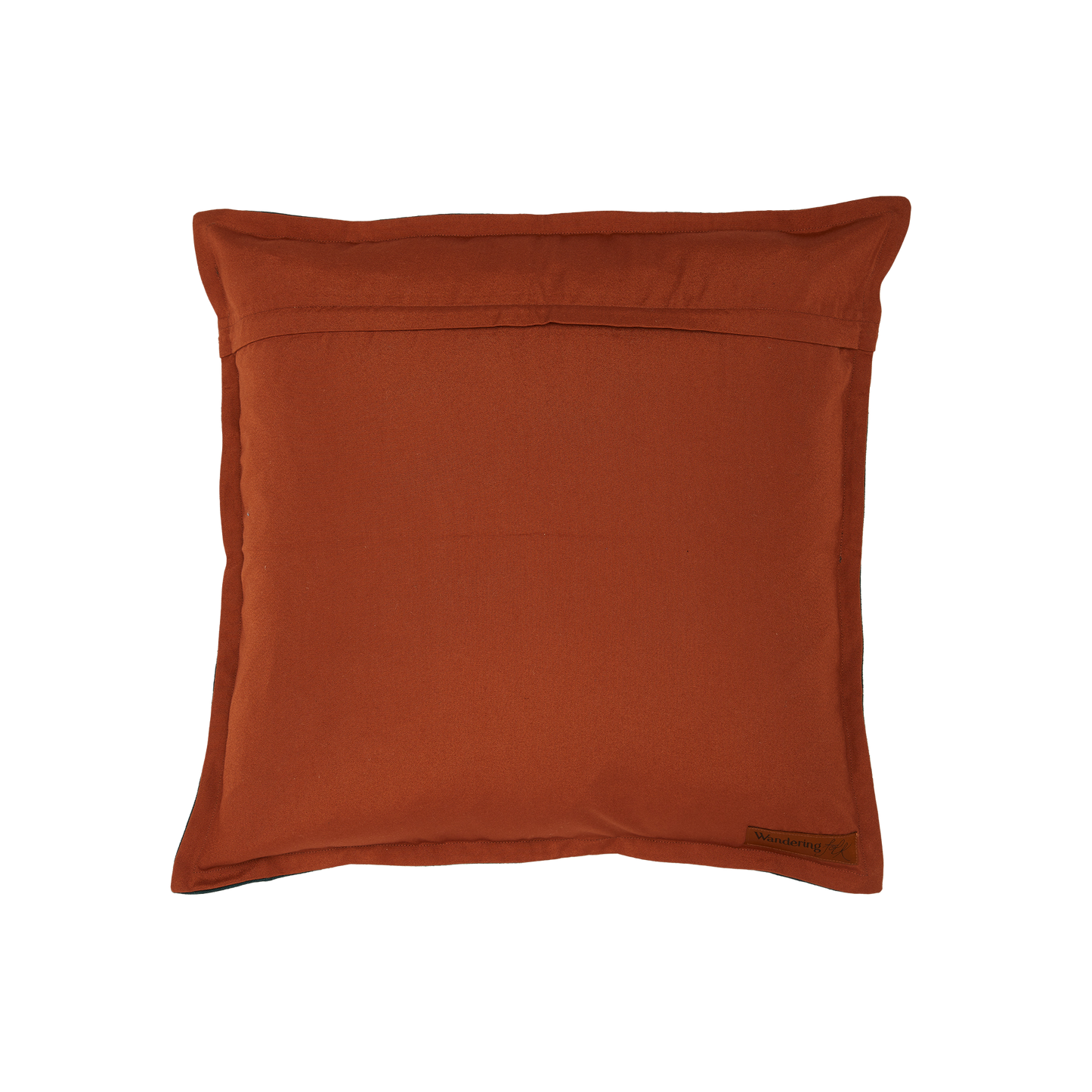 Hemp Cushion Cover Floral Tan