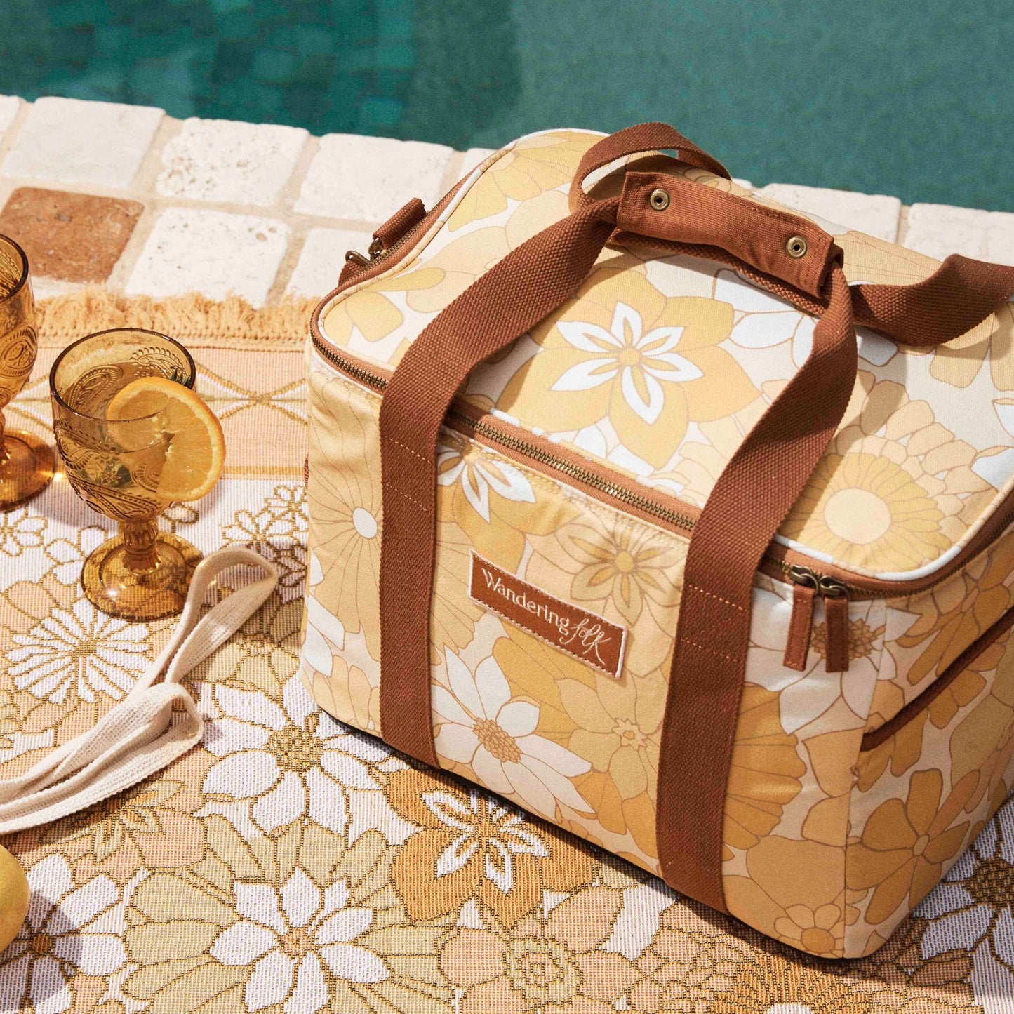 Lola Insulated Cooler Bag Honey